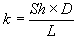 mass transfer coefficient