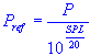 reference pressure