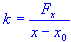 spring force constant