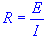 resistance given voltage and current