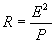 Resistance Given Voltage and Power