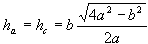 altitude of a and c