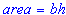 parallelogram area