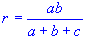 Inscribed Circle Radius