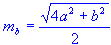 Median of b