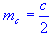 Median of c