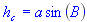 Altitude of side c