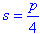 square length of side