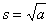 square length of side