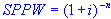 single payment present worth equation