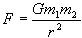 force exerted between two objects