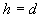 circular segment height