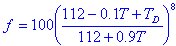 relative humidity