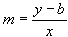 line slope intercept equation slope