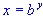 Solve for x in the logarithm equation