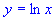 natural log equation