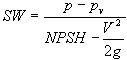 liquid or fluid specific weight