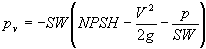 liquid or fluid vapor pressure