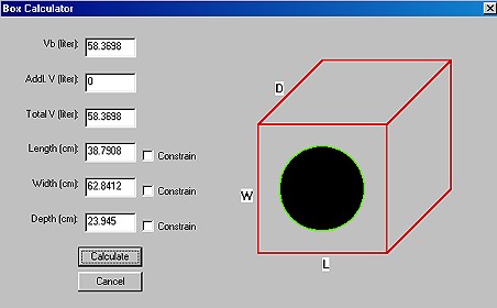 sealed subwoofer box calculator