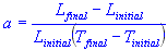 thermal linear expansion coefficient