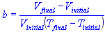 thermal volumetric expansion coefficient