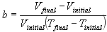 volumetric coefficient