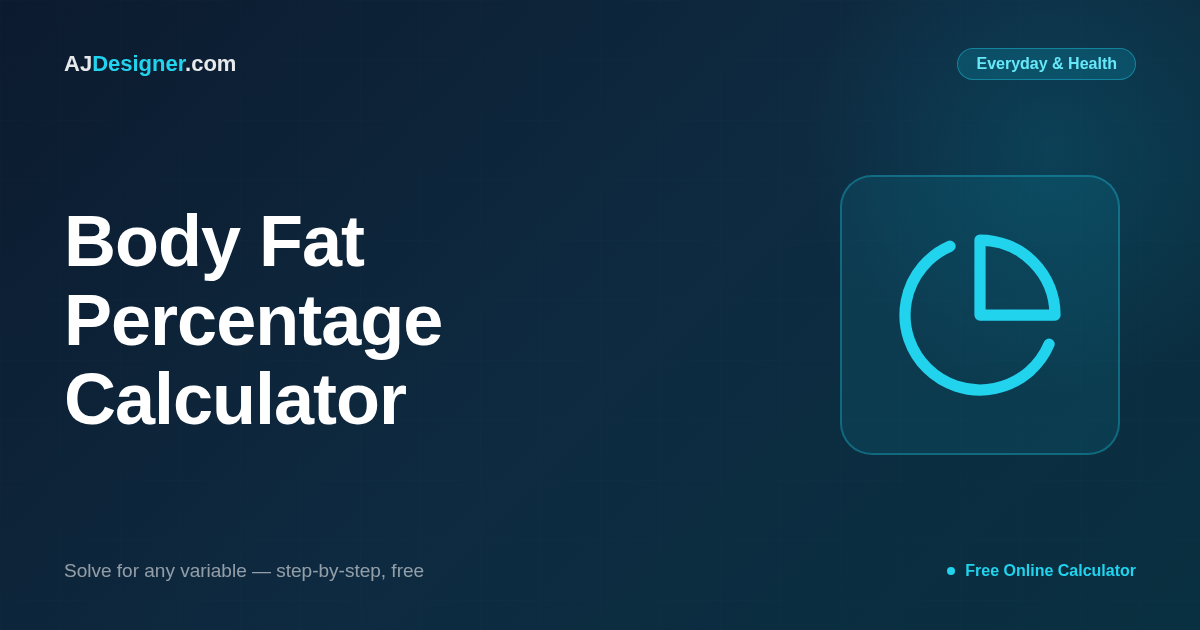 Body Fat Percentage Calculator — BF% from Lean Mass