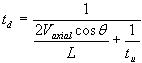 acoustic signal downstream travel time