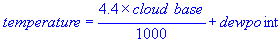 surface temperature