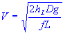 flow velocity