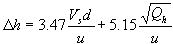 effective stack height for superadiabatic conditions