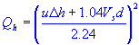 stack heat emission rate