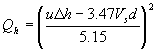 stack heat emisssion rate for superadiabatic conditions