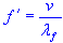 new frequency of approaching source