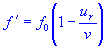 new frequency of receding receiver