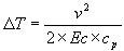 temperature change