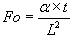 Fourier number