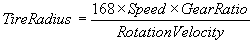 Tire Size Radius