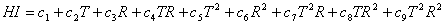 heat index equation using ambient dry bulb temperature and relative humidity