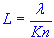 representative physical length scale