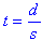 time elapsed between seeing/observing the flash and hearing thunder equation