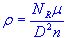 liquid mass density