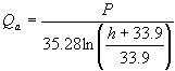 air flow rate at atmospheric pressure