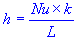 convection heat transfer coefficient