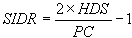 inside dimension ratio