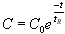 Completely Mixed Reactor Concentration with Pulse Input