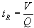 Theoretical Mean Residence Time