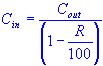 influent feed concentration