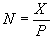 number of individuals in the population