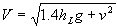 flow velocity through the openings